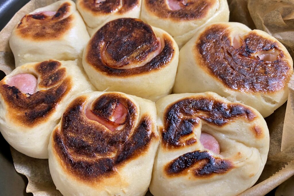 片面焼いたパン